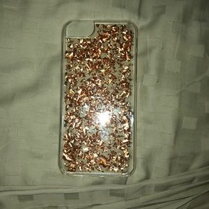 rose gold flake case iphone 6/6s